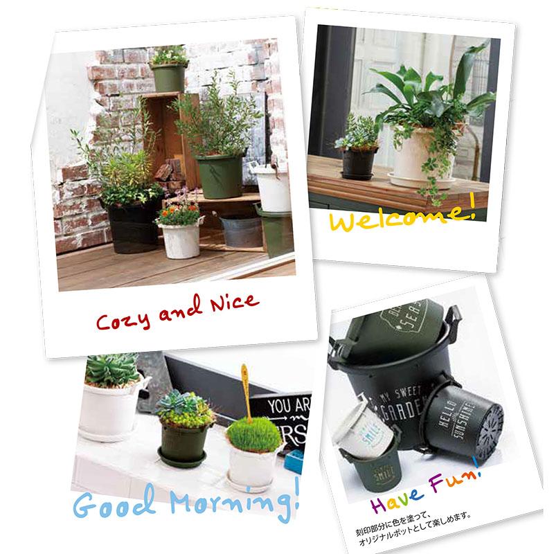 90個 グロウコンテナ 18型 グリーン 大和プラスチック 1.8L200×170×H155mm プランター 丸型 ポット 緑 鉢 タS 個人宅配送不可 北海道不可 代引不可 |  | 04