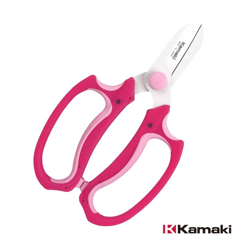 花鋏 レギュラー 刃先カバー付き No.655 全長 170mm 刃渡45mm 生花 盆栽 フラワーアレンジメント 鋏 はさみ ハサミ kamaki カマキ 三冨D | 