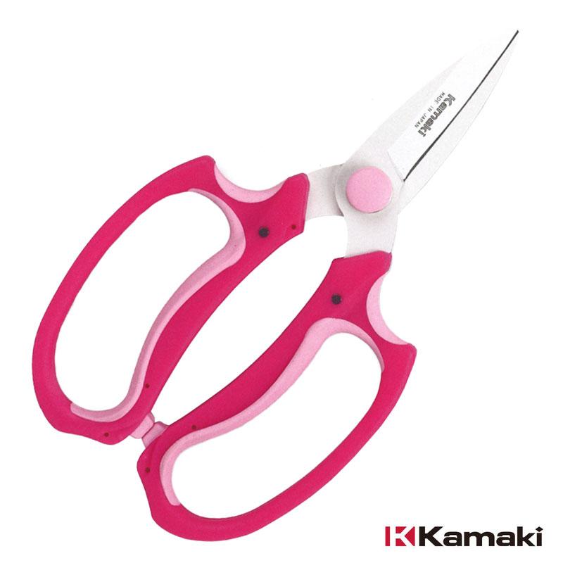花鋏 ロング 刃先カバー付き No 656 全長 180mm 刃渡55mm 生花 盆栽 フラワーアレンジメント 鋏 はさみ ハサミ Kamaki カマキ 三冨d 農業用品販売のプラスワイズ 通販 Yahoo ショッピング