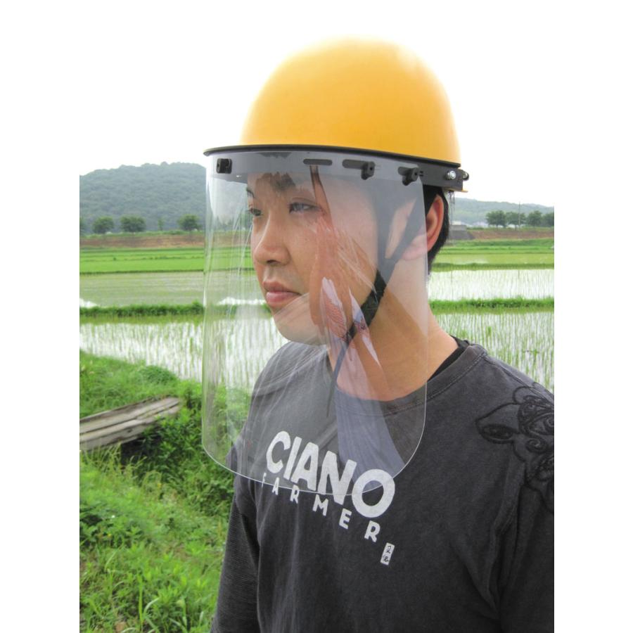 ヘルメット用 ジャンボ 超安全 透明 プロテクター No.2728 刈払機 草刈 建築現場 土木作業 製材加工 石材加工 高芝ギムネ 三冨D |  | 02