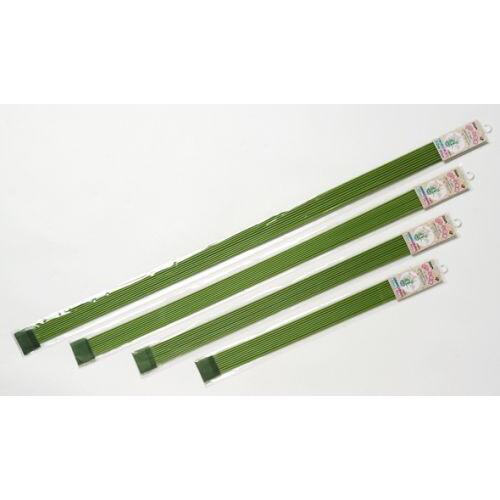 グリーン鉄線 直径 3.2mm×60cm 10本入り 第一ビニール 金TD | 