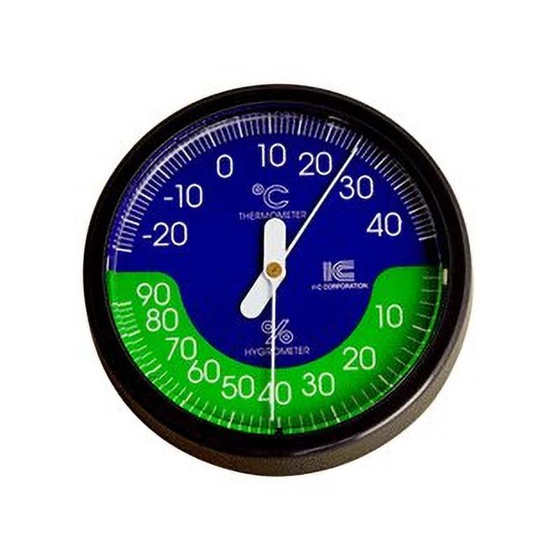 温湿度計 サーモ470 直径65mm アイシー 金TD | 