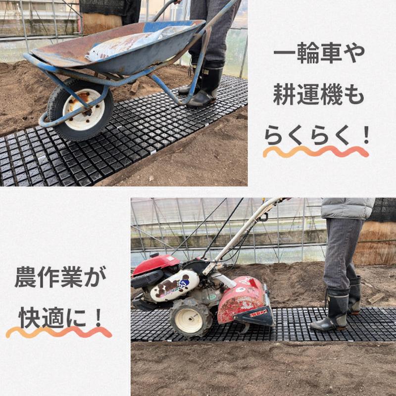 daim ガーデンステップ 1枚 幅30cm×長さ45cm×高さ3cm 連結式 園芸 通路マット 防草 第一ビニール 金TD |  | 09