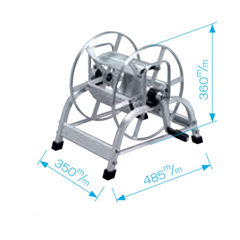 ホース巻取機 アルミ巻取機 SAL-50 より戻し付 永田製作所 散水 防J 代引不可 | 