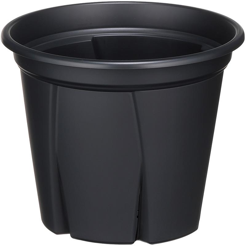 鉢 根っこつよし 4号 ブラック 200個 おしゃれ アップルウェアー タSD | 