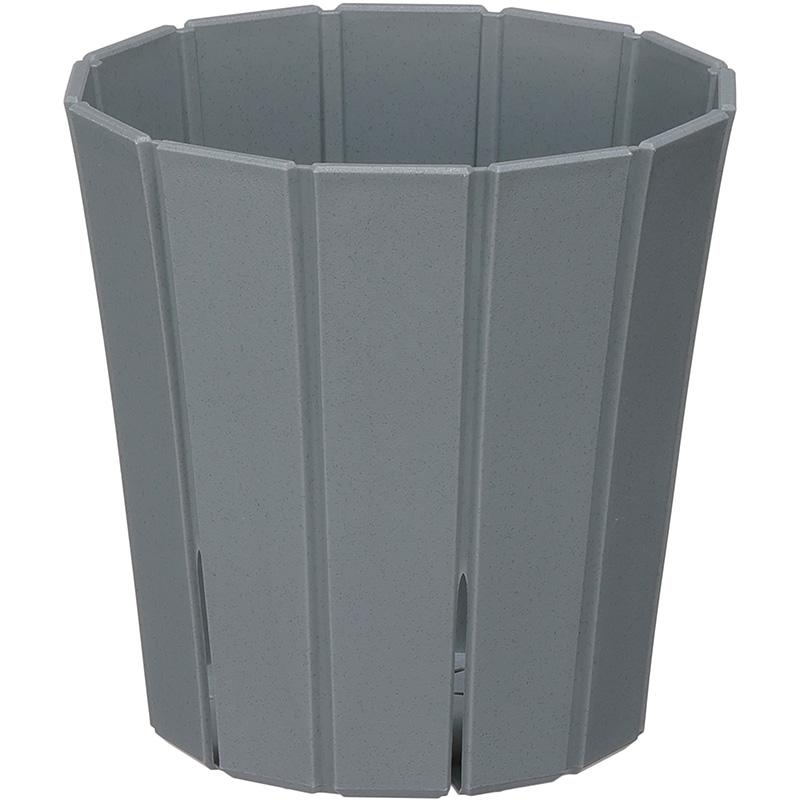 鉢 スリットオアシス 6号 ダークグレー 60個 おしゃれ シンプル アップルウェアー タSD | 