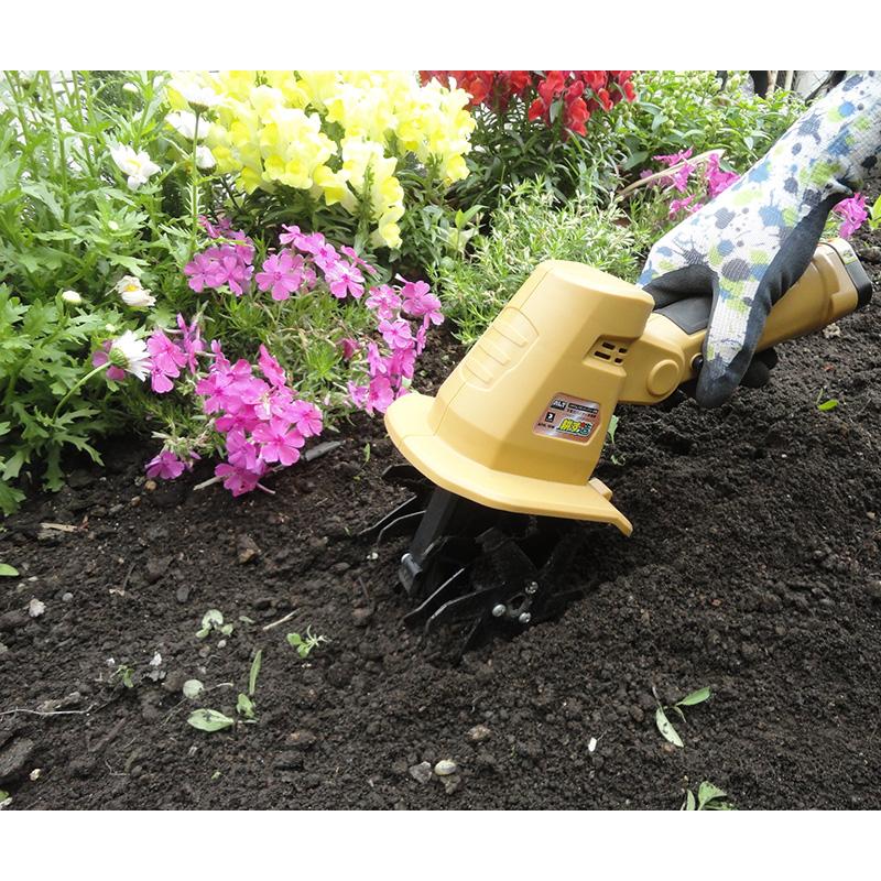 ハンディ耕運機 耕す造 AHK-10W 6台 バッテリー1個付 充電式 耕運機 家庭菜園 アルミス 代引不可 |  | 01