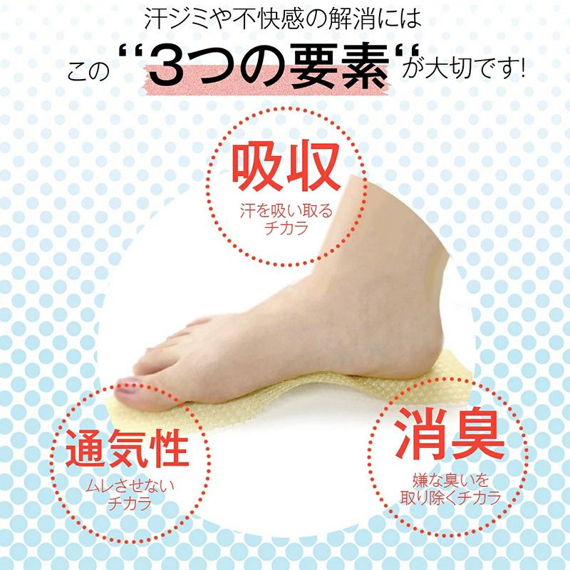 綿パイル No.112 インソール メンズ レディース タオル インソール 素足良好 中敷 衝撃吸収 足の臭い ニオイ 臭い対策 ムレ 不快感 三カD |  | 03
