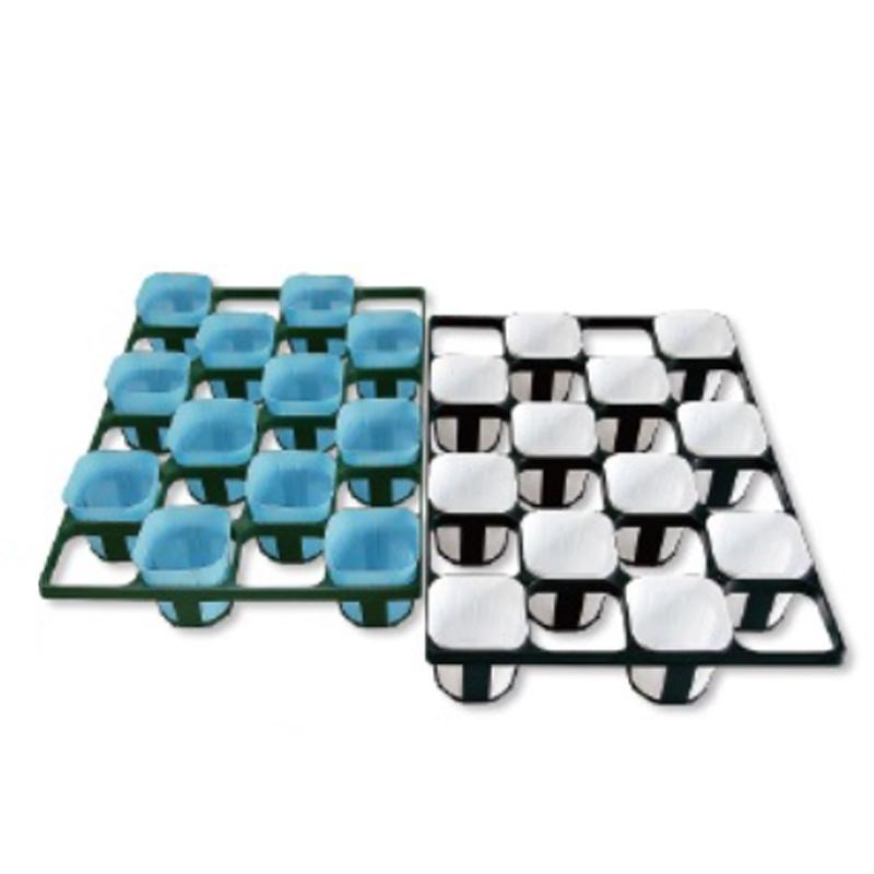 15セット スペーシングトレー 9cm用 黒と緑で1セット 育苗トレー ポリポット 穴トレー ポット苗 見分け簡単 アンドウケミカル サT 個人宅配送不可 代引不可 |  | 01