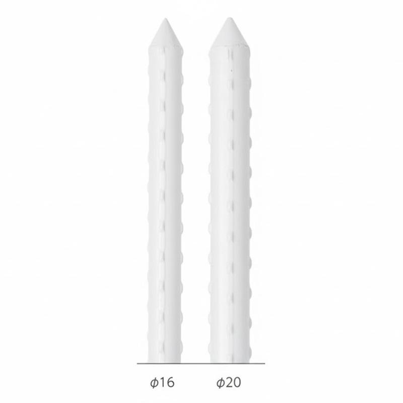 農業用支柱 イボ竹 ホワイト TCA143 積水樹脂 50本 直径20mm 長さ2100mm 支柱 農業 栽培 誘引 園芸 梨 桃 みかん トマト メロン等 サT 個人宅配送不可 代引不可 |  | 01