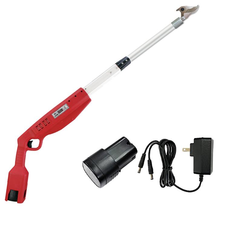 高枝充電1.0 バッテリー 充電器付 N-780 26mm×約2000本切断 ニシガキ工業 剪定ばさみ 鋏 枝切 充電式 コードレス ハイパワー 高所 三富D 代引不可 | 