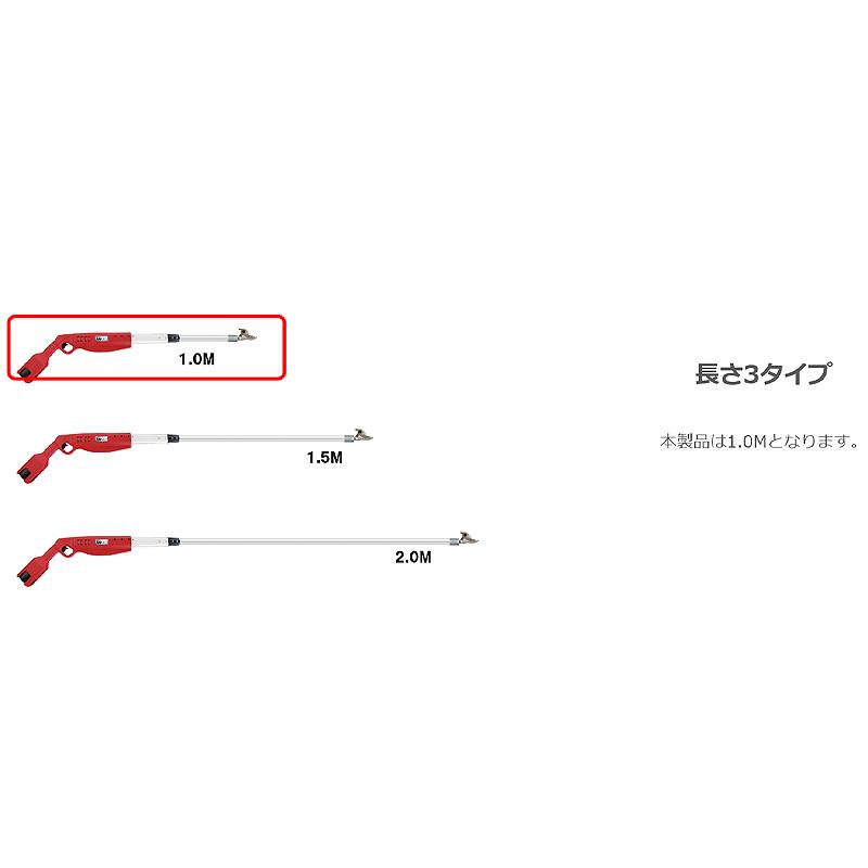 高枝充電1.0 バッテリー 充電器付 N-780 26mm×約2000本切断 ニシガキ工業 剪定ばさみ 鋏 枝切 充電式 コードレス ハイパワー 高所 三冨D |  | 09