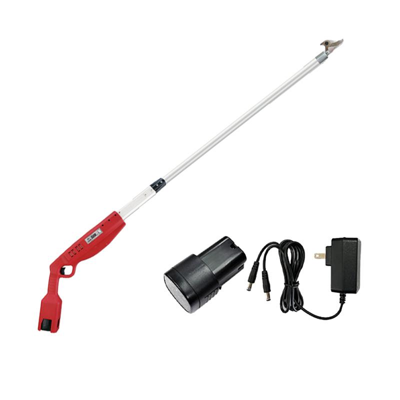 高枝充電1.5 バッテリー 充電器付 N-781 26mm×約2000本切断 ニシガキ工業 剪定ばさみ 鋏 枝切 充電式 コードレス ハイパワー 高所 三富D 代引不可 | 