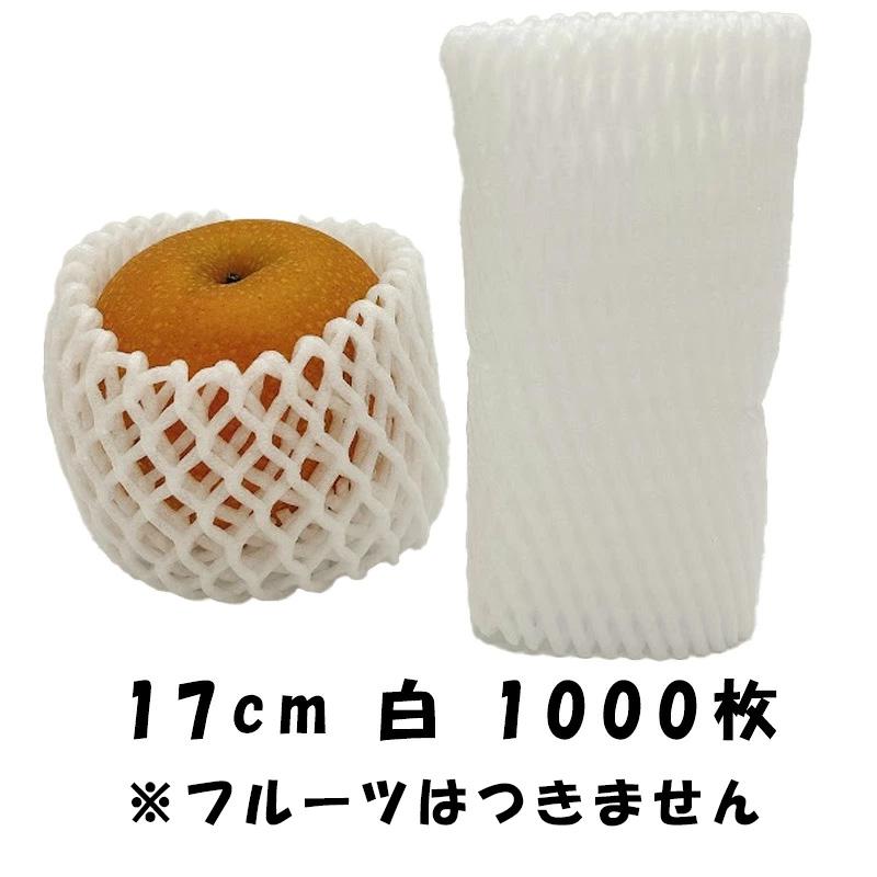 1000枚 W-17cm 白 フルーツキャップ ダブルキャップ 果物ネット 桃 梨 緩衝材 保護材 発砲ネット クッション材 メッシュ状 果物 保護 ネット 日栄産業 DZ |  | 01