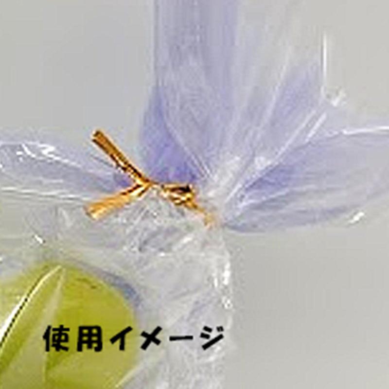 1000本 ビニタイ 金 三層 4×80mm サンメディア ゴールド 袋留め 止め具 留め具 とめ具 果実 パン 野菜 袋等 大K D |  | 01