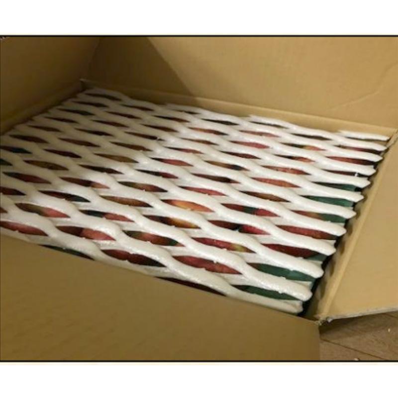 1000枚 ミラネット E 太網 350×420mm 厚さ約10mm 22H 果実 緩衝ネット トレー 青果物 輸送用 フルーツ 高発砲 リンゴ 林檎 JSP カ施 代引不可 個人宅配送不可 |  | 01