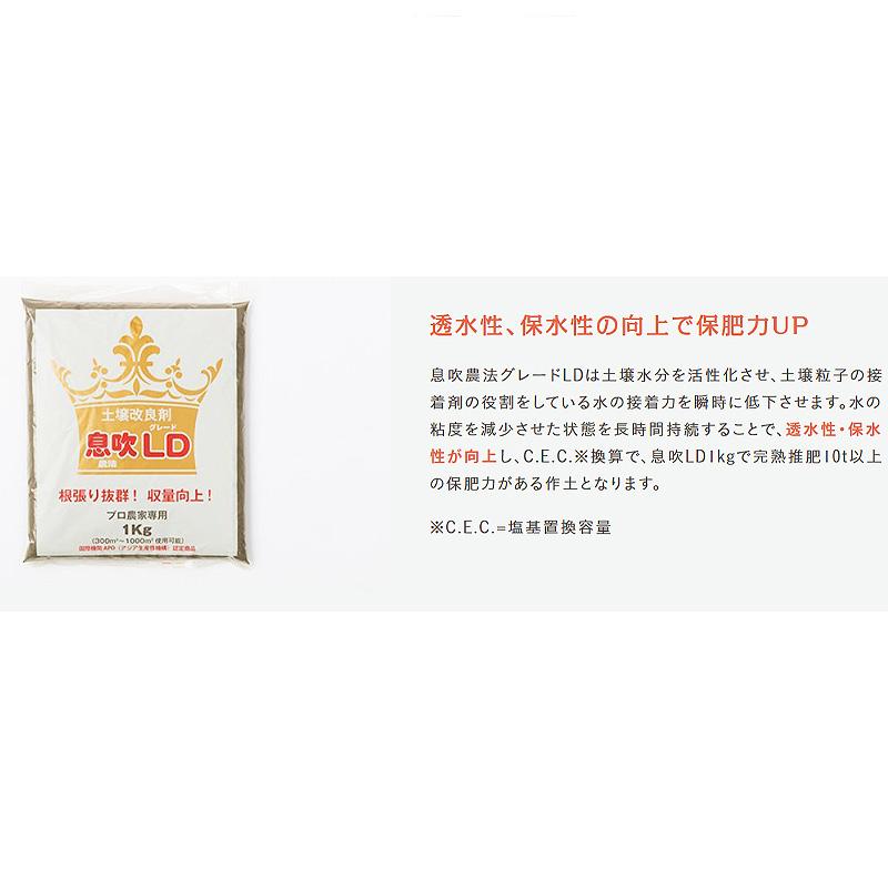 20袋 息吹農法グレードLD 1kg 透水性 保水性 収量 向上 保肥力up 土壌水分 活性化 土づくり 根張り抜群 天然ピートモス 微粉末100% 汎陽科学 タS 代引不可 |  | 02