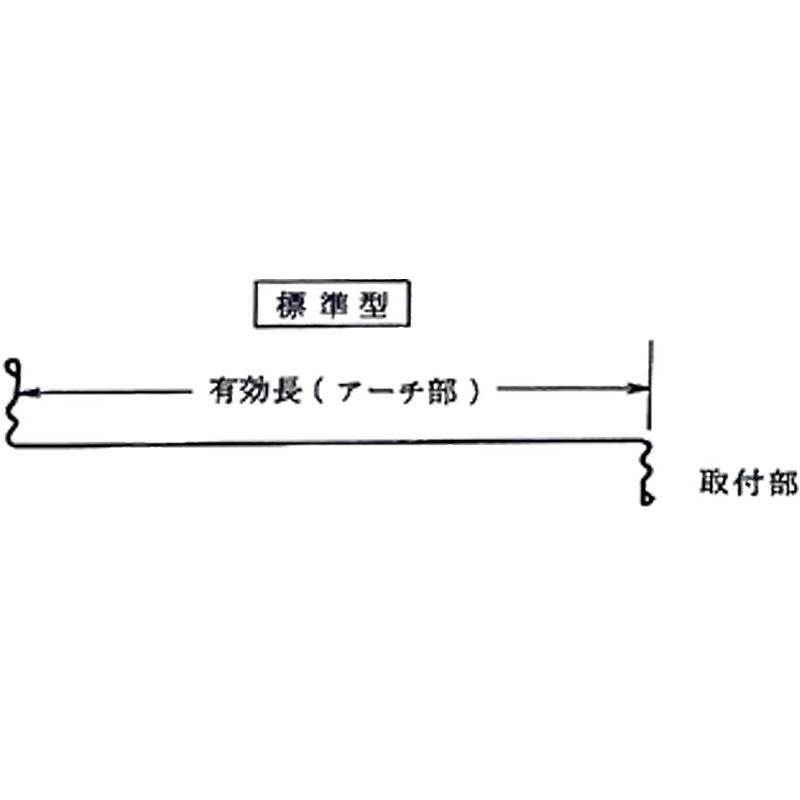 50本 ワンタッチトンネル支柱 18型 線径4.5mm 有効長2465mm トンネル間口1800mm トンネル高さ700mm 日亜鋼業 NST 福山通運営業所止め限定 北海道不可 代引不可 |  | 01