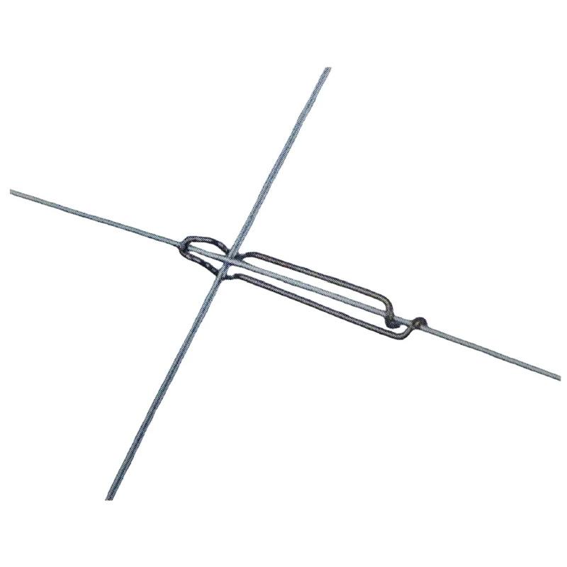 50本 サンクロスクリップ 針金 ワイヤー固定 仮止め 整理 等 果樹棚 ビニール トンネル ハウス ワイヤークリップ DIY 園芸 日亜鋼業 NST 北海道不可 代引不可 | 日亜鋼業