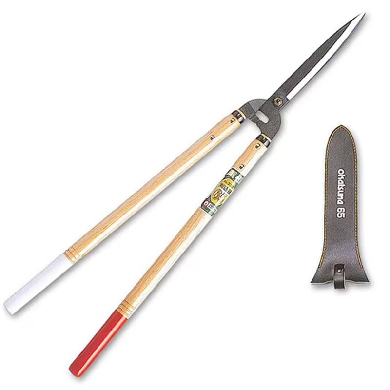 岡恒 No.230 刈込鋏 65型 全長780mm 刃長200mm 重量1150g 刈込ばさみ 園芸 剪定 北S H | 