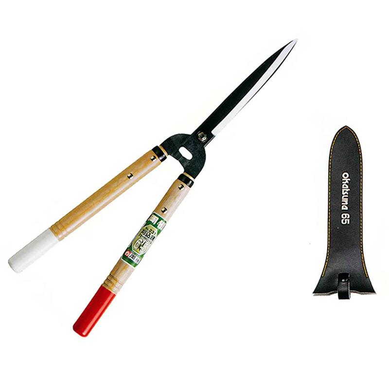 岡恒 No.231 刈込鋏 65型 ショートハンド 全長570mm 刃長200mm 重量890g 刈込ばさみ 園芸 剪定 北S H | 