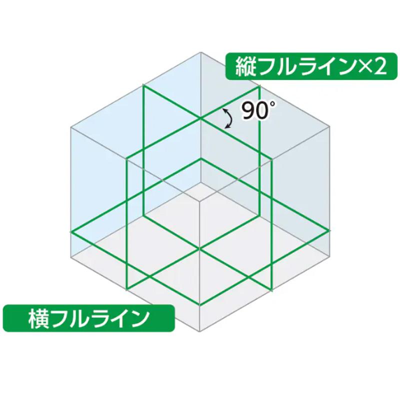 レーザーロボ X Line-E グリーン 受光器 三脚セット 71620 213×127×182mm 1600g シンワ測定 代引不可 |  | 01
