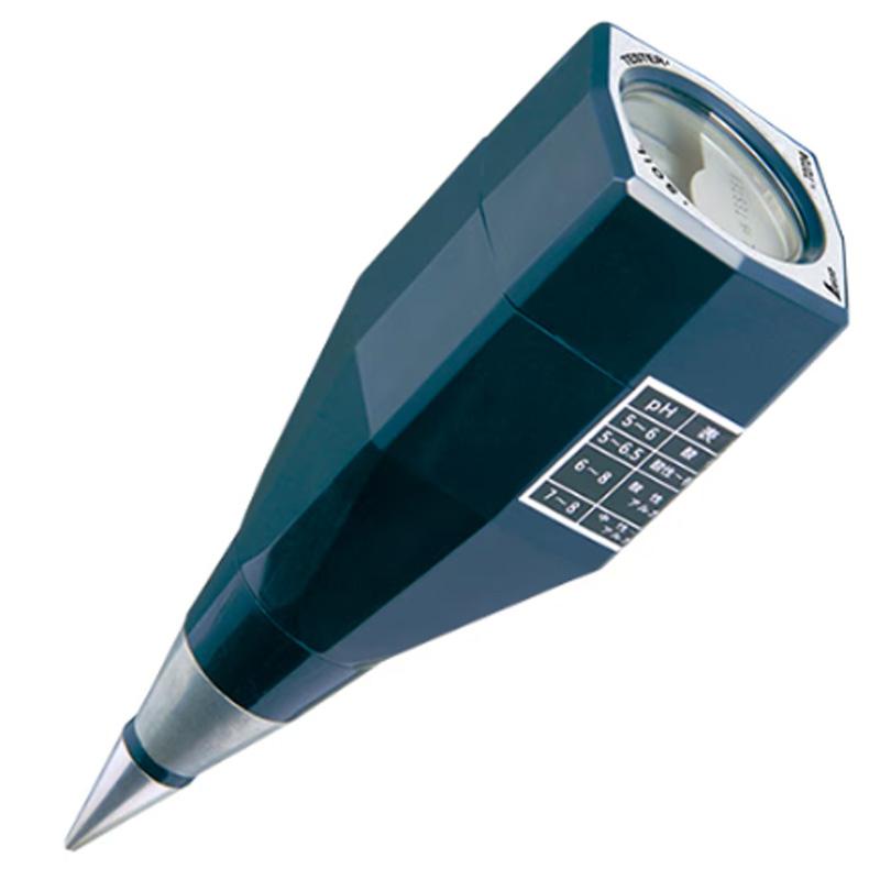 土壌酸度 pH 計 A 72724 電池不要 円錐形でセンサー 160×47×47mm 100g pH4.0〜7.0 シンワ測定 H | 