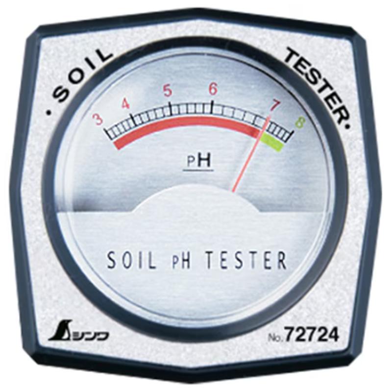 土壌酸度 pH 計 A 72724 電池不要 円錐形でセンサー 160×47×47mm 100g pH4.0〜7.0 シンワ測定 H |  | 01
