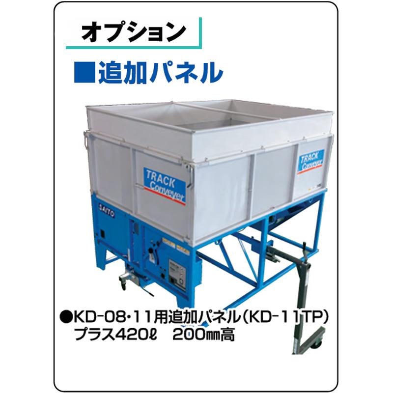 追加パネル KD-11TP オプション KD-08・KD-11用 +420L +高さ200mm トラックコンベア 籾 搬送機 斉藤農機製作所 サイトー SAITO オK 個人宅配送不可 代引不可 |  | 01