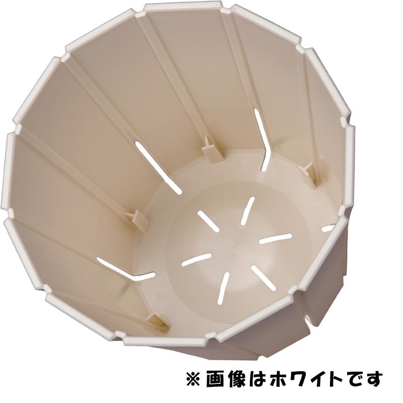 20個 スリットオアシス 10号 ダークグレー φ300×H304mm 14L 鉢 観葉植物 インテリア おしゃれ シンプル 寸胴型 アップルウェアー タS D |  | 04