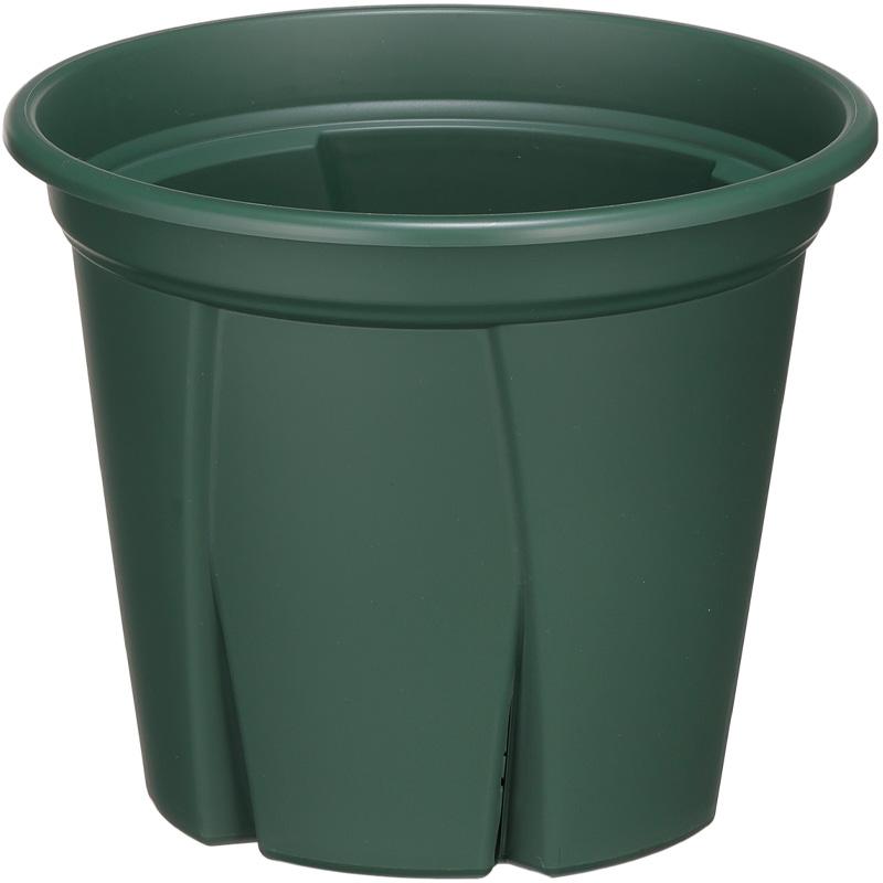 36個 根っこつよし10号 グリーン φ300×H250mm 9L 鉢 緑 多肉 観葉 宿根草 1年草 植物 根腐れ軽減 シンプル 寸胴型 アップルウェアー タS 個人宅配送不可 D | 