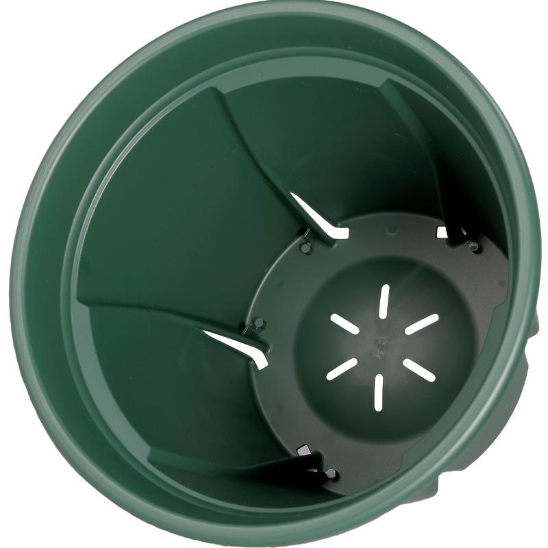 36個 根っこつよし10号 グリーン φ300×H250mm 9L 鉢 緑 多肉 観葉 宿根草 1年草 植物 根腐れ軽減 シンプル 寸胴型 アップルウェアー タS 個人宅配送不可 D |  | 01