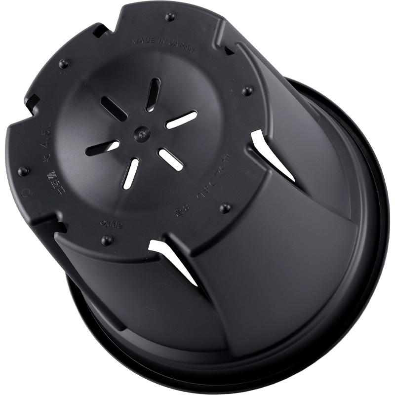 24個 根っこつよし12号 ブラック φ360×H300mm 16L 鉢 黒 多肉 観葉 宿根草 1年草 植物 根腐れ軽減 シンプル 寸胴型 アップルウェアー タS 個人宅配送不可 D |  | 02