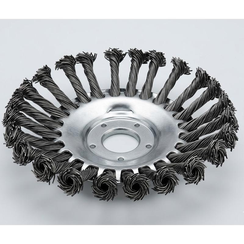 除草用ワイヤーブラシ GF-150KW 軽量ミニタイプ 刈払機専用 アタッチメント GREEN FINGER 草刈機 硬鋼線 壁沿い 縁石 隅 キワ 雑草除去 除草 片山利l器 三冨 D |  | 01