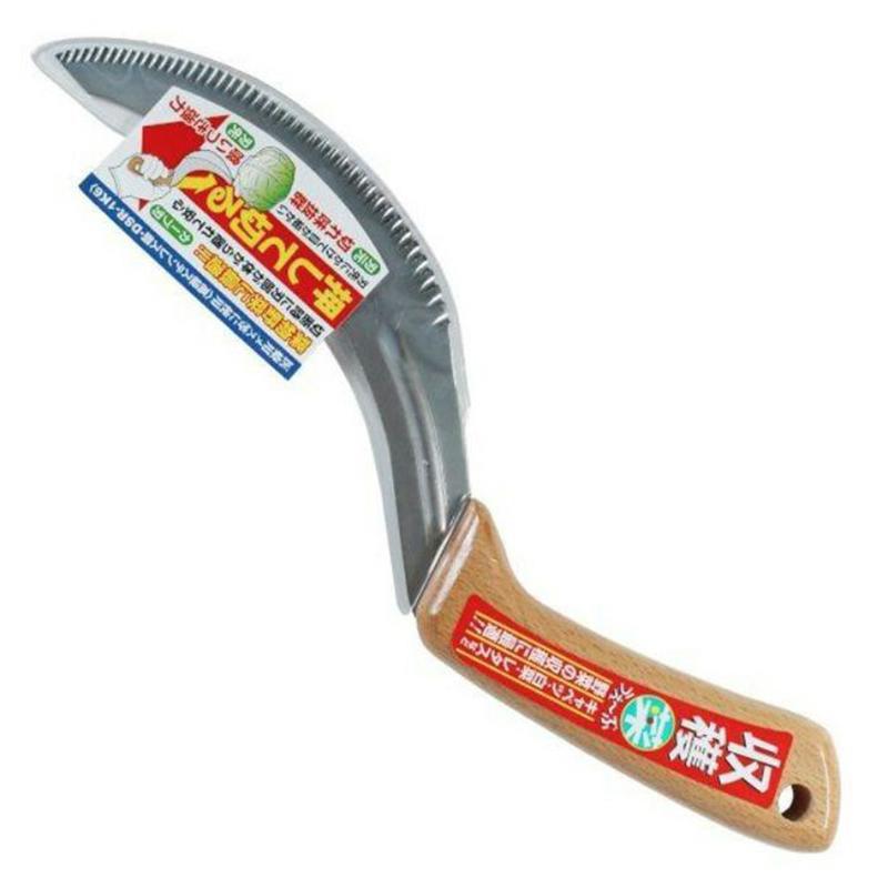 ステンレス収穫菜うぇーぶ 白菜 キャベツ レタス 野菜 収穫 鎌 カマ 長田製作所 三冨 D | 