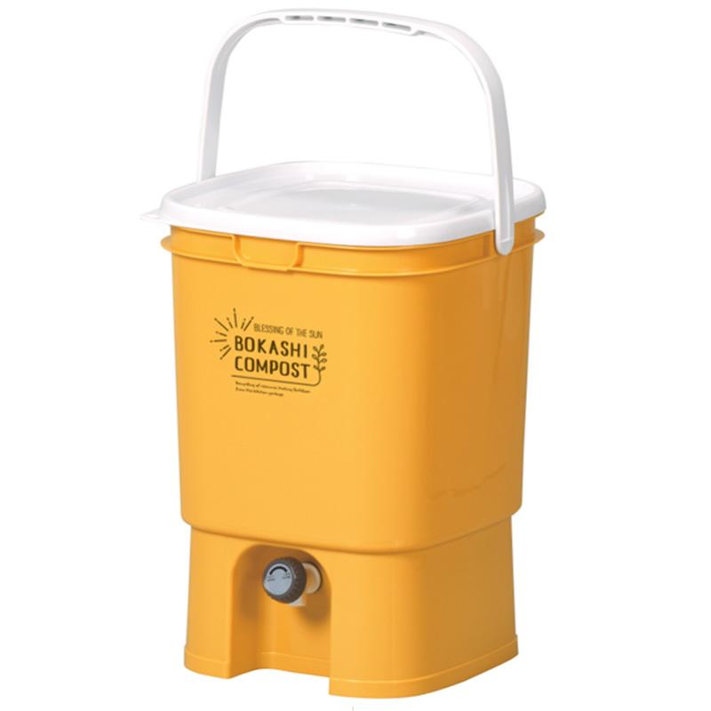 ボカシコンポスト 幅290×奥行290×高さ410mm 容量1.25kg 容量19L 日本製 助成金対象商品 生ゴミ 有機肥料 EM菌 家庭用 土壌改良 家庭菜園 処理 リブウェル D |  | 01