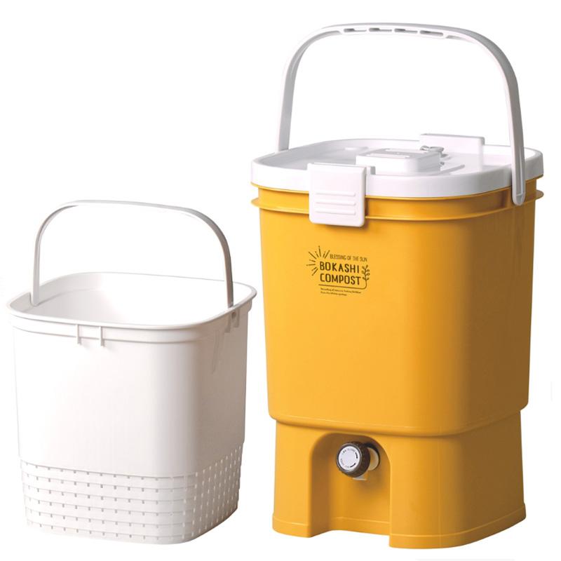 ボカシコンポスト EXC 幅29.7×奥行30.7×高さ41.2cm 容量1.68kg 容量19L 日本製 助成金対象商品 生ゴミ 有機肥料 EM菌 家庭用 土壌改良 家庭菜園 リブウェル D |  | 01