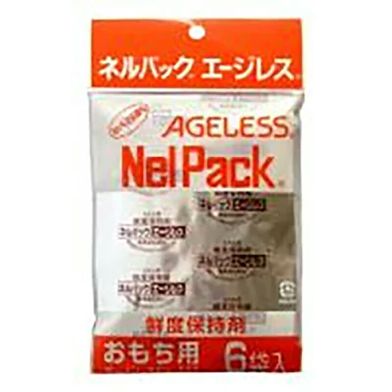 ネルパック用 補充用 エージレス おもち用 6袋入 もち 餅 湿気 酸化 虫 乾燥 臭い カビ 鮮度 脱酸素剤 長持ち 保存 おすすめ 一色本店 中GH | 