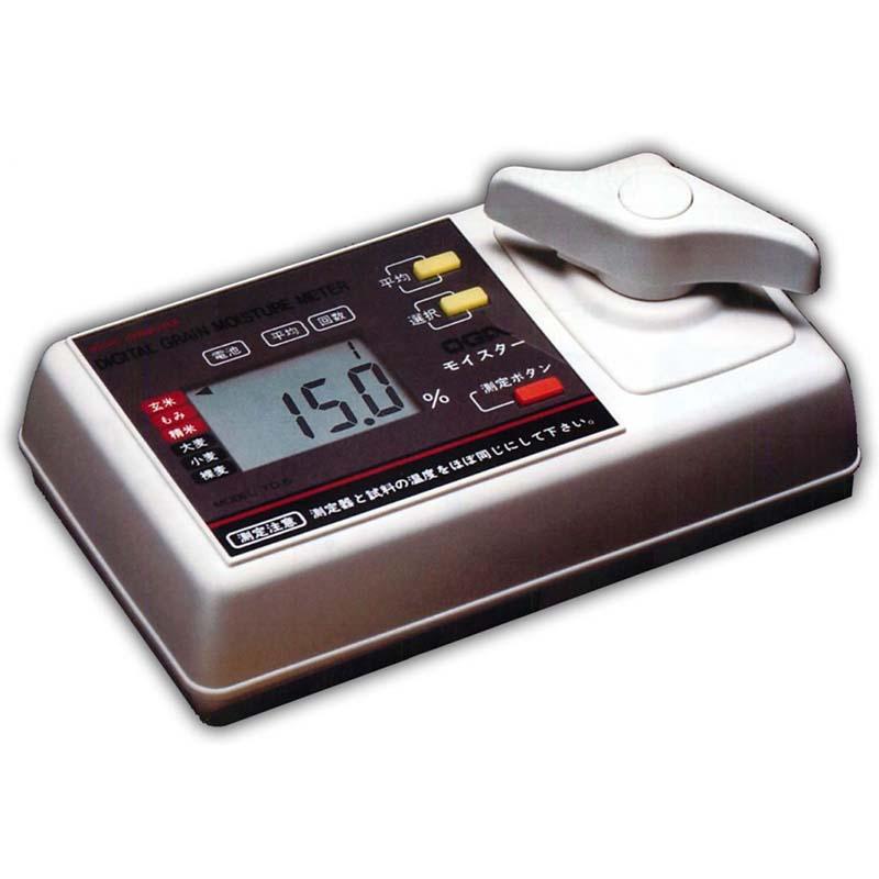 米麦水分測定器 モイスター TD-6 水分計 自動補正方式 オガ電子 玄米 もみ 精米 大麦 小麦 裸麦 水分量 ワンタッチ 自動 換算 平均 測定 3年間保証 代引不可 | 