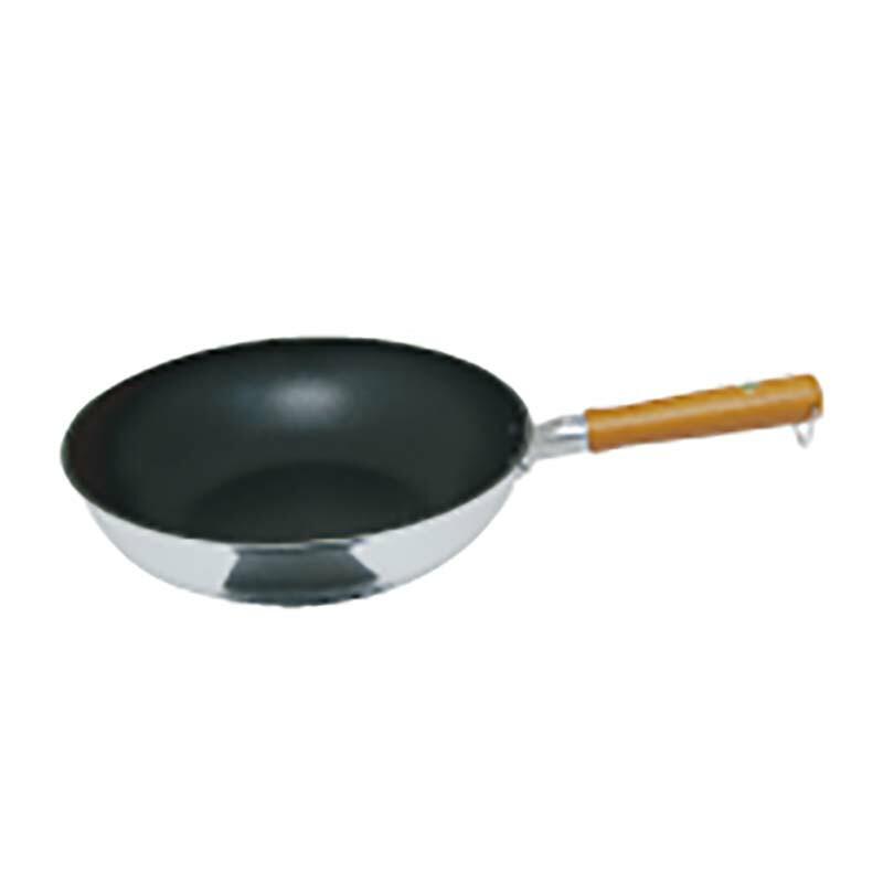 匠技 極 いため鍋 30cm アルミ テフロン ガス火専用 ウルシヤマ金属工業 金TD | 