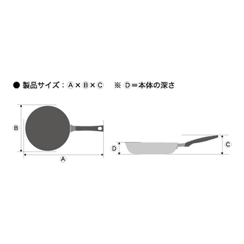 ベルベッティ ディープ フライパン 22cm アルミ テフロン ガス火専用 日本製 ウルシヤマ金属 金TD |  | 01