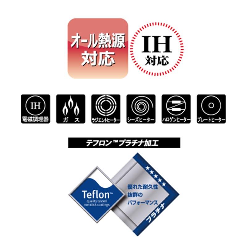 IH ロディ フライパン 28cm IH対応 アルミ テフロン ウルシヤマ金属 金TD |  | 01