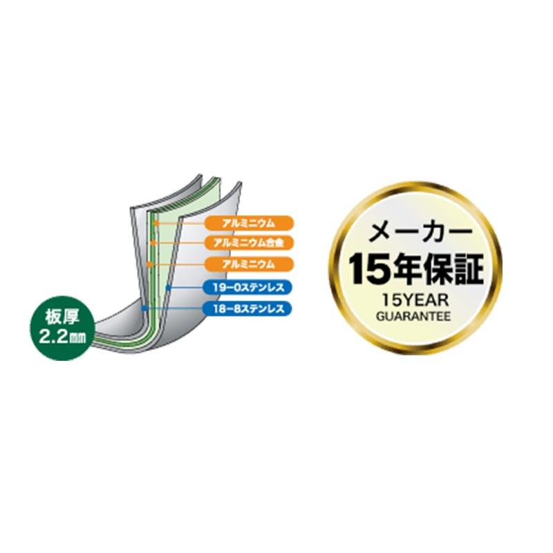 サンク・クーシュ ディープポット 22cm 両手鍋 IH対応 日本製 ウルシヤマ金属 金TD |  | 01