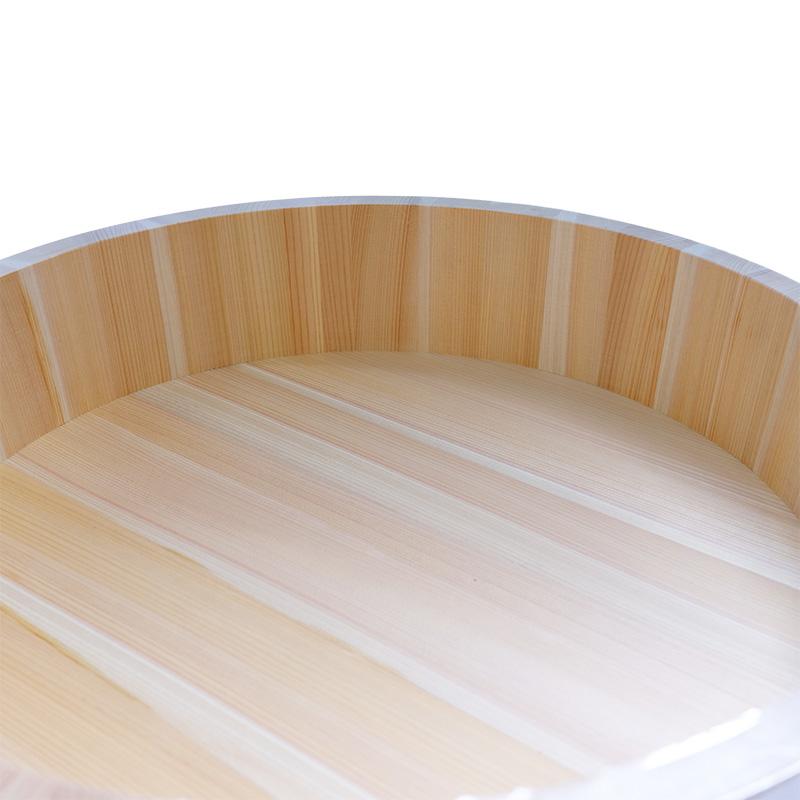 すし飯台 木曽さわら材 φ42cm 約1.5升 寿司飯台 飯台 すし桶 寿司桶 おひつ 木製 サワラ材 椹 日本製 60006 小柳産業 H |  | 03