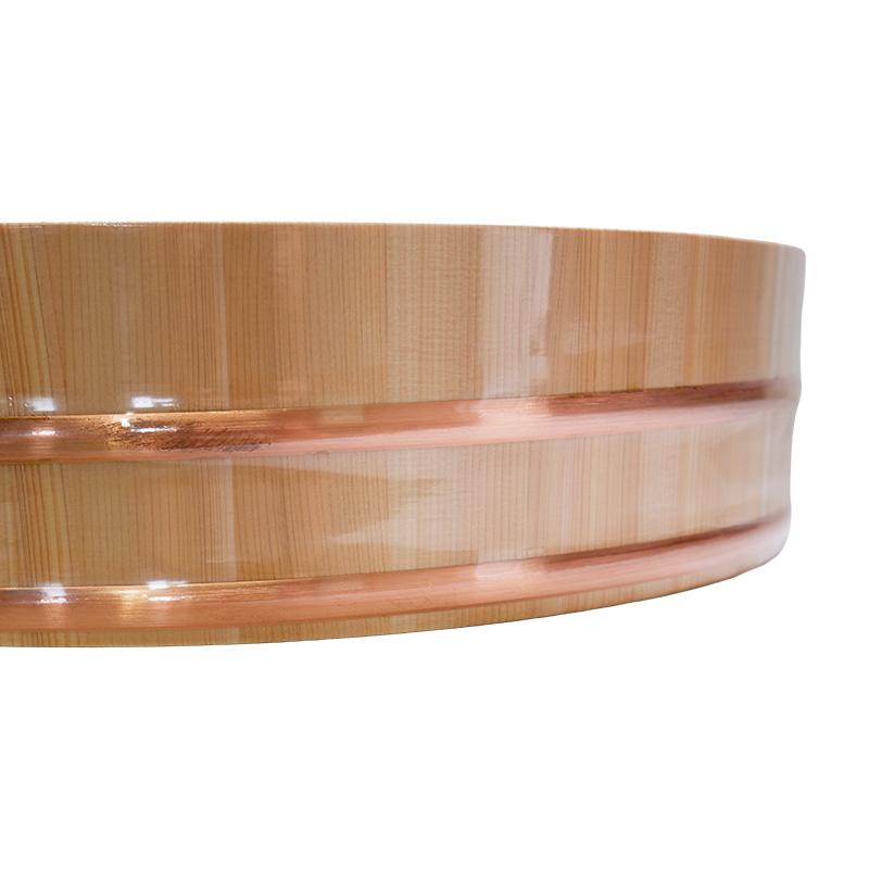 すし飯台 木曽さわら材 φ42cm 約1.5升 寿司飯台 飯台 すし桶 寿司桶 おひつ 木製 サワラ材 椹 日本製 60006 小柳産業 H |  | 04