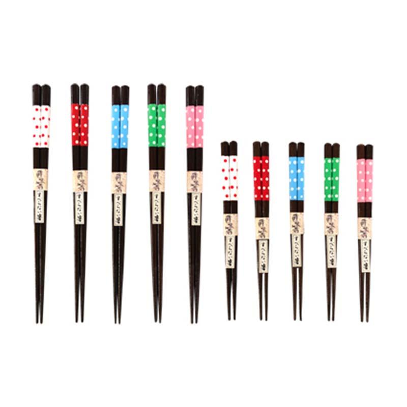 ドット箸 レッド 22.5cm 食洗機対応 赤 水玉 お箸 おはし すべらない箸 木製 日本製 27070 小柳産業 H |  | 01