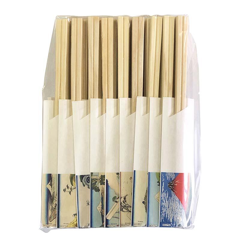 富嶽三十六景箸 桧元禄 36P 箸袋入 国産 割箸 割り箸 わりばし 箸 36膳 セット 日本製 外国人向け 和柄 ヒノキ ひのき 29087 小柳産業 H | 