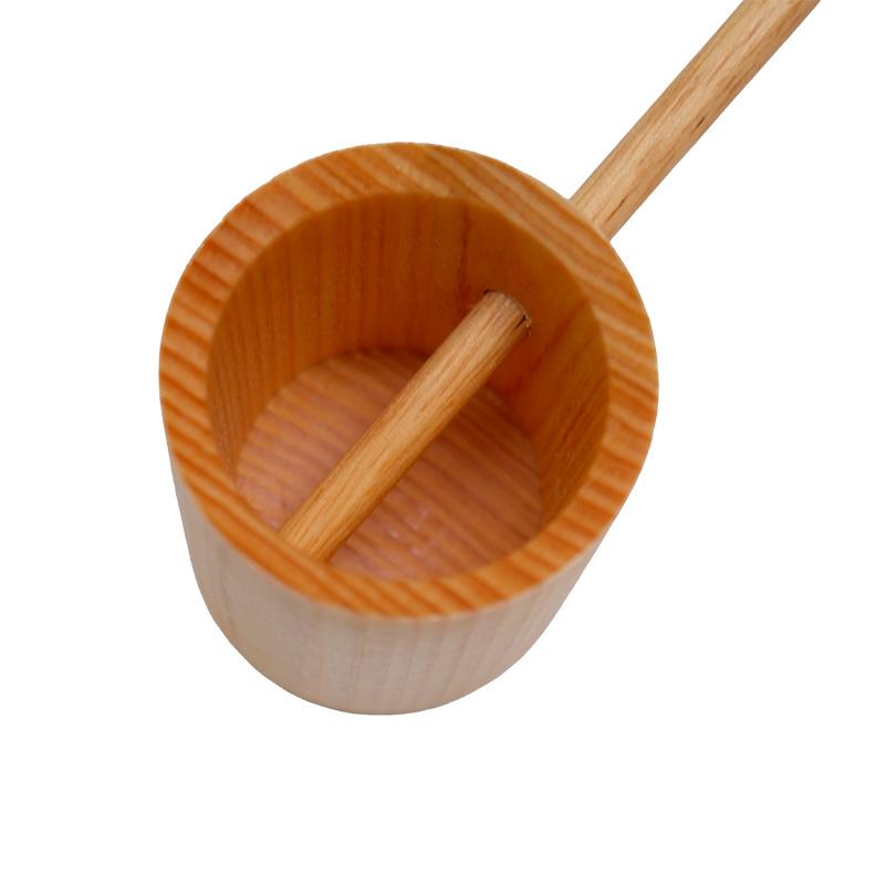 ひしゃく 中 25ml 柄杓 ヒシャク 日本製 木製 茶道具 茶道 お茶 34069 小柳産業 H |  | 01