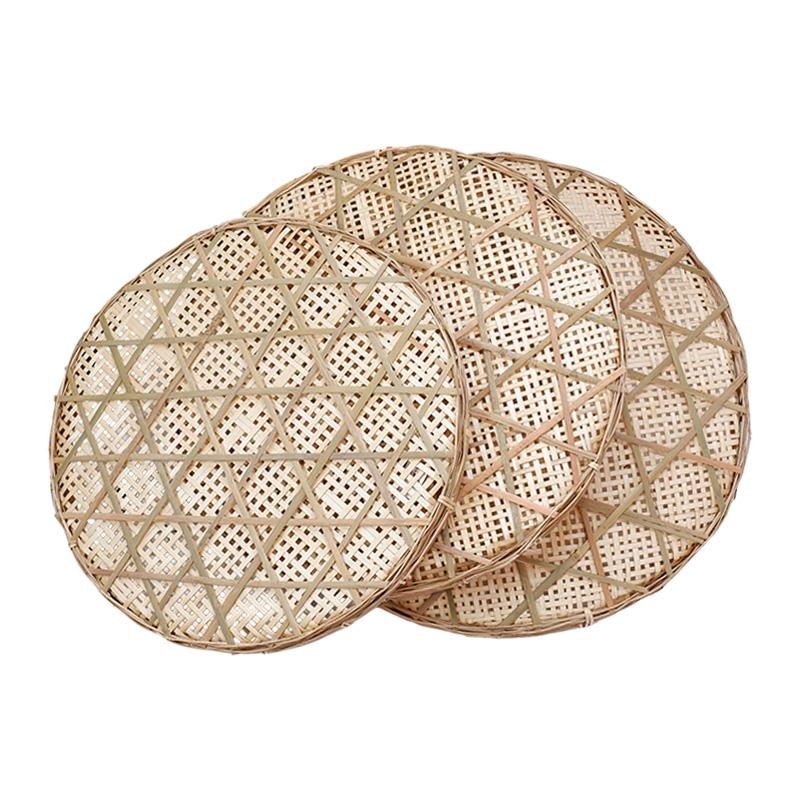 干しざる 3個セット 50cm 55cm 60cm ざる ザル 盆ざる 丸型 かご 干し野菜 一夜干し 竹ざる 3P 45083 小柳産業 H |  | 01