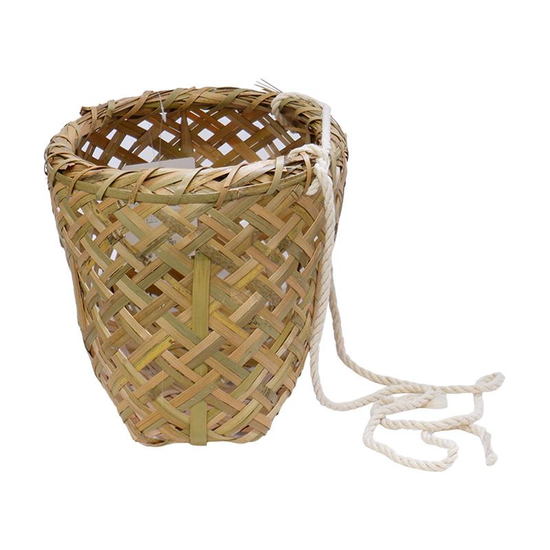 腰篭 小判型 ひも付 収穫かご 腰かご 籠 竹製 45056 小柳産業 H |  | 02